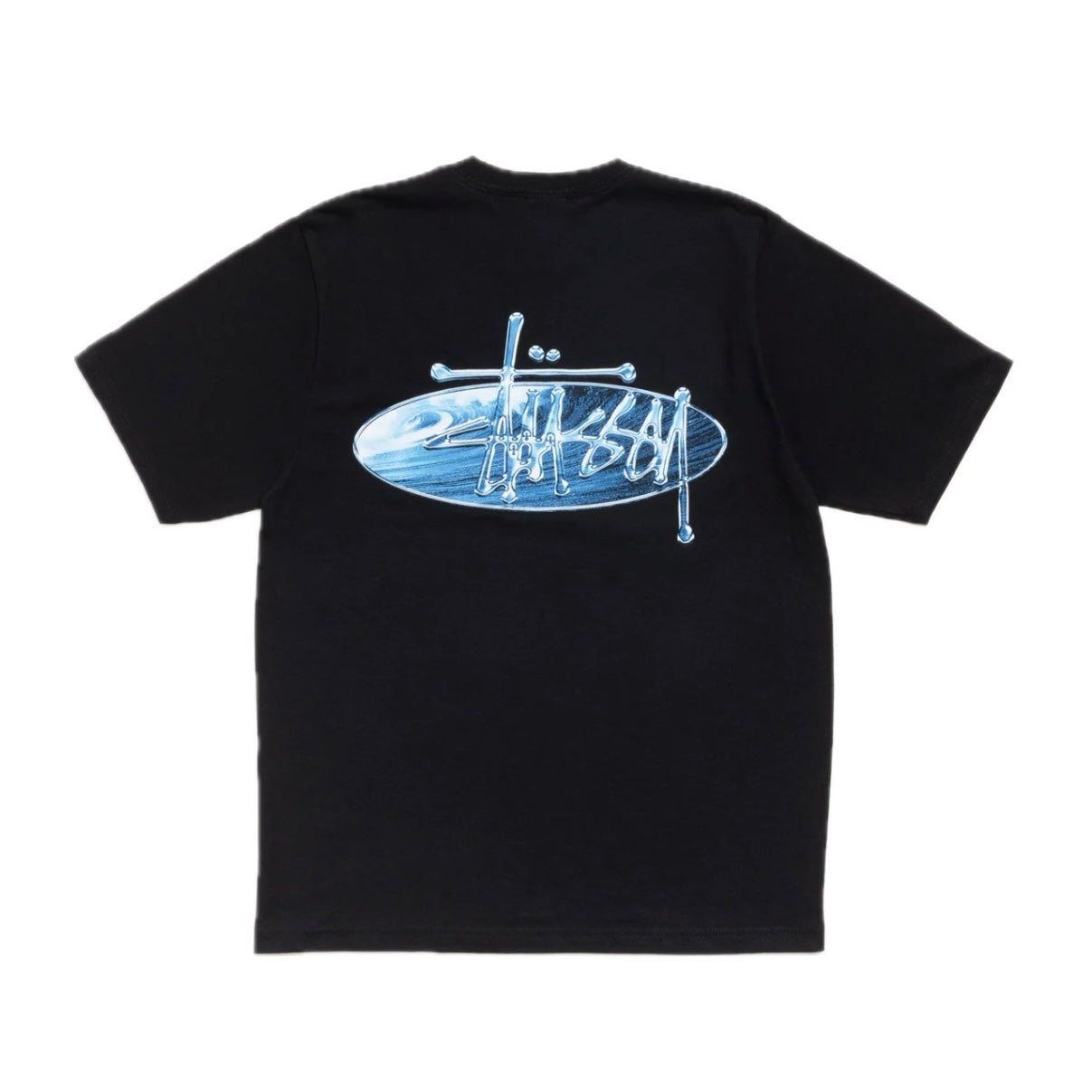Polera Stussy Wave Oval Black