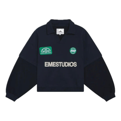 Poleron Eme Studios O’Connor Navy Polo