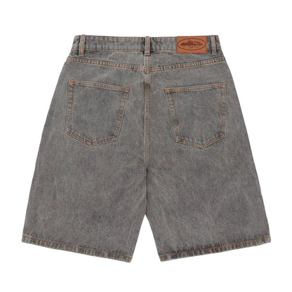 Short Corteiz Island Baggy Denim Light Grey