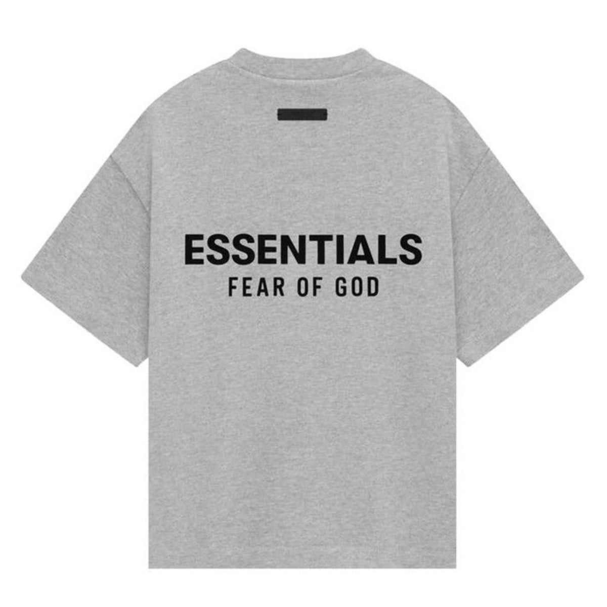 Polera Essentials Jersey Crewneck Light Heather Grey SS25