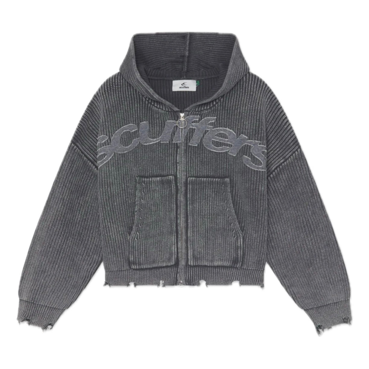 Sweater Scuffers New Light Dark Buzz Knit Zipper