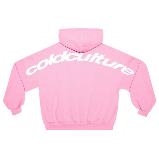 Poleron Cold Culture Cuved Hoodie Pink