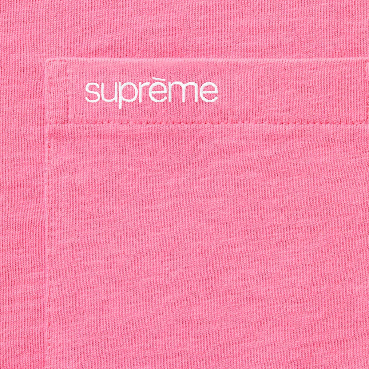 Polera Supreme S/S Pocket Tee Pink FW25