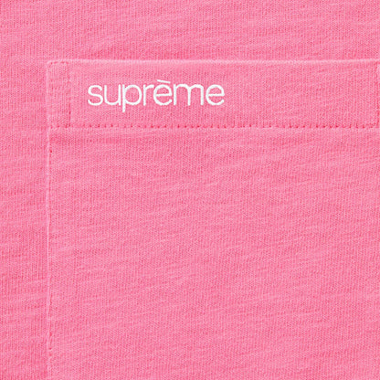 Polera Supreme S/S Pocket Tee Pink FW25