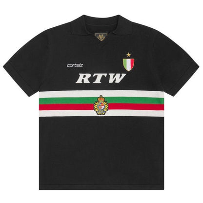 Polera Corteiz Serie A Knit Jersey Black