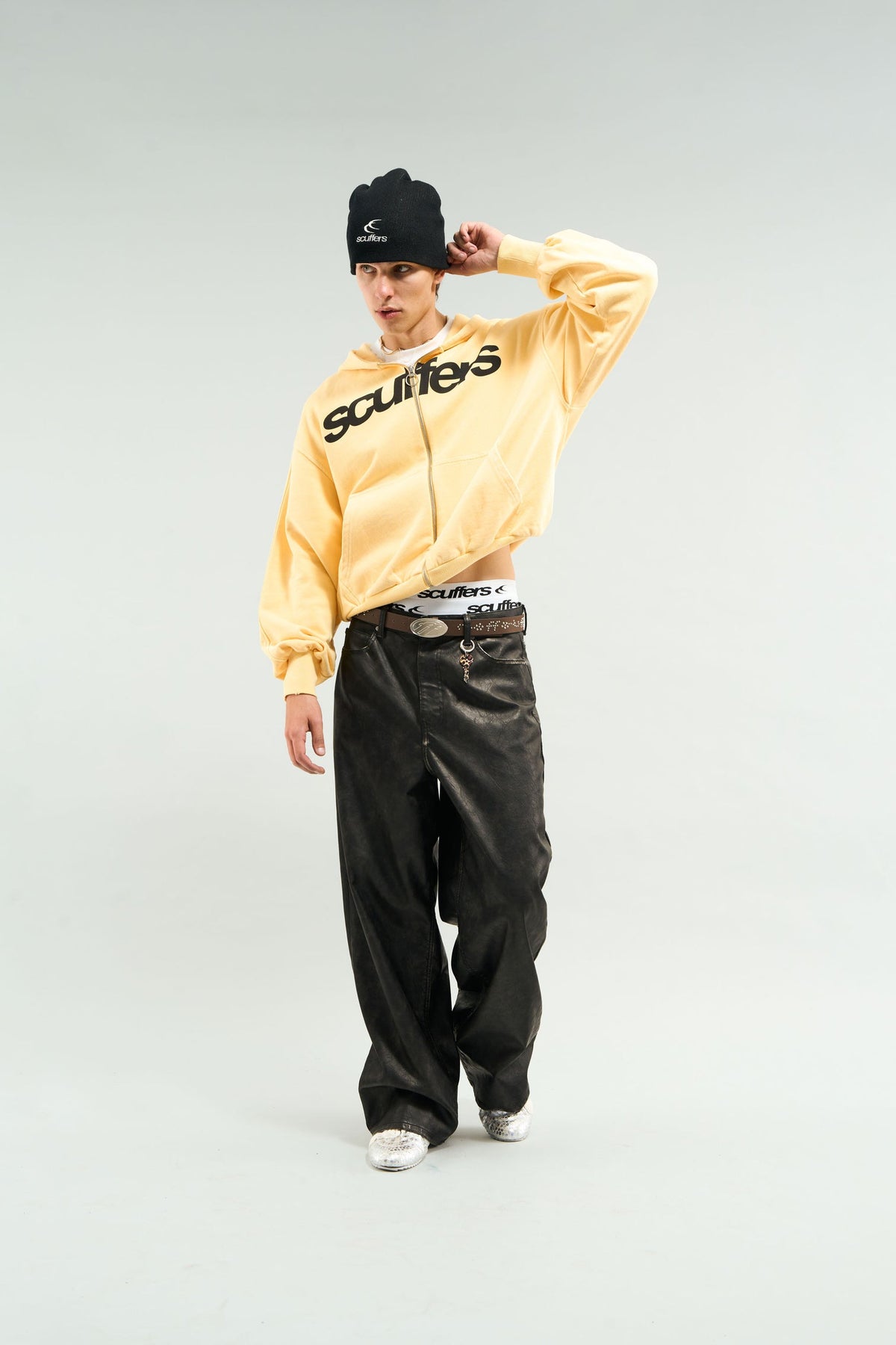 Poleron Scuffers Essential Zip Yellow