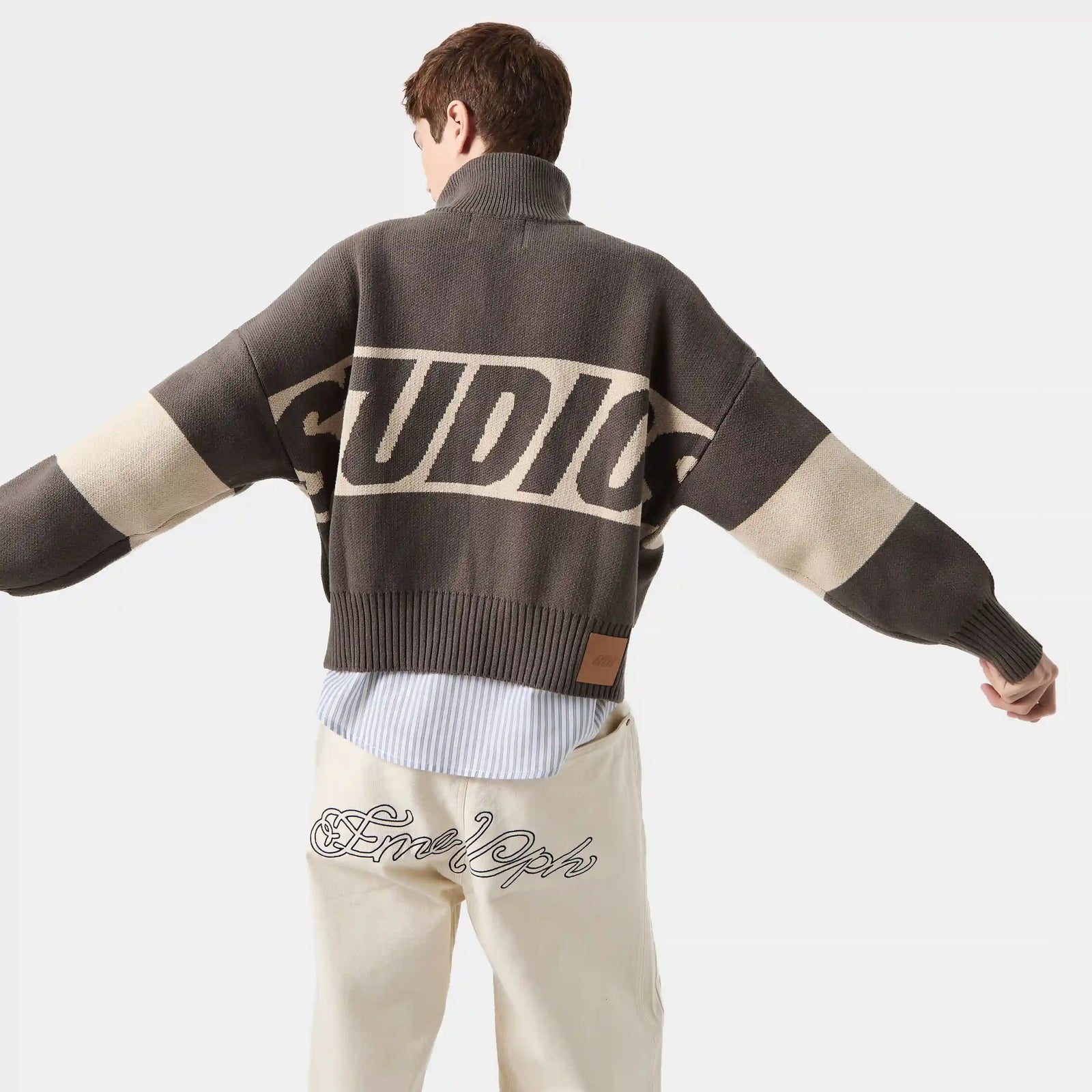 Sweater Eme Studios Thrill Falcon Zipper Knit
