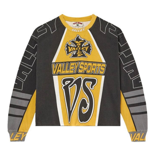 Polera Vale Forever Valley VS Racing Long Sleeve Black/Yellow