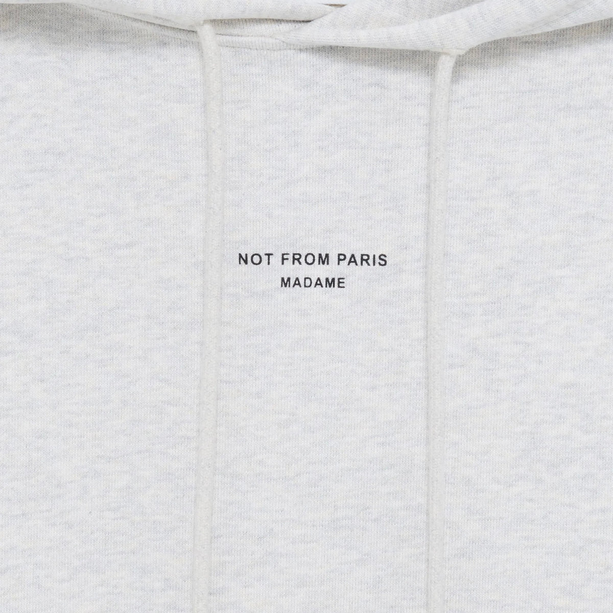 Poleron Drole de Monsieur “NFPM” Slogan Classique Grey