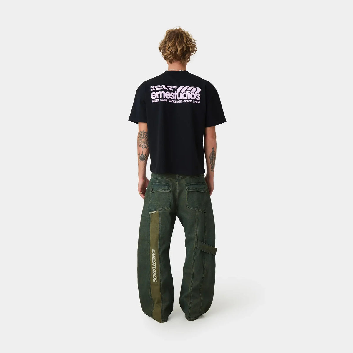 Polera Eme Studios Guiete Black Oversized