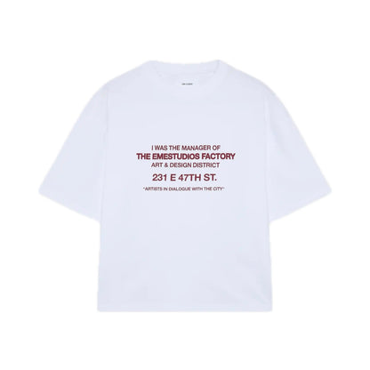 Polera Eme Studios Manage Pearl Tee