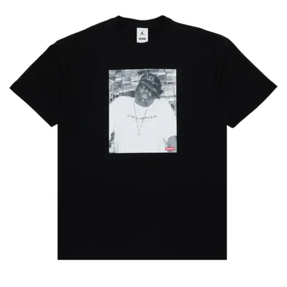 Polera Supreme x Jordan Biggie Black
