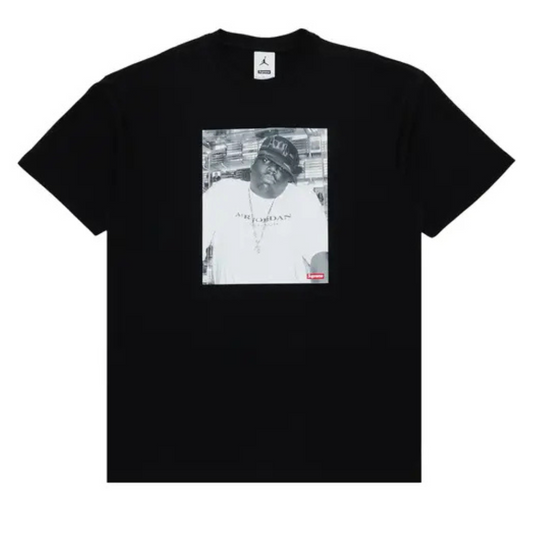 Polera Supreme x Jordan Biggie Black