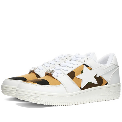 Bapesta Low M1 '1st Camo - White