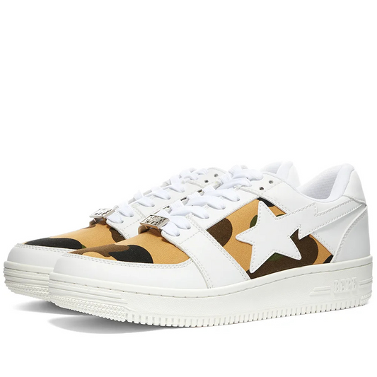 Bapesta Low M1 '1st Camo - White