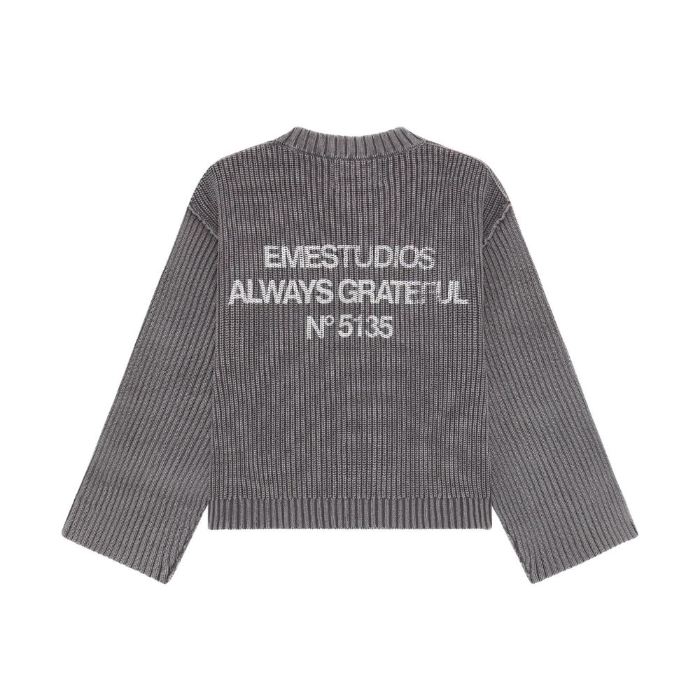 Sweater Eme Studios Collective Slate Grey Knit