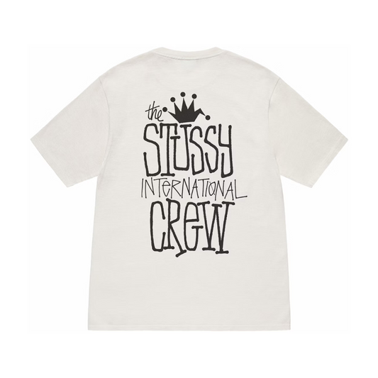Polera Stussy Crown International White