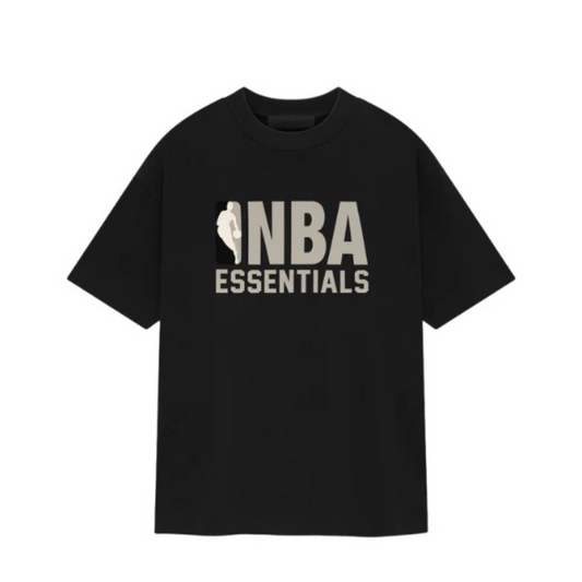 Polera Fear of God Essentials NBA Tee Black