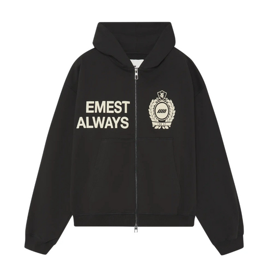 Poleron Eme Studios Slice Black Full Zip