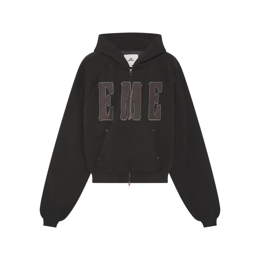 Poleron Eme Studios Desire Black Full Zip