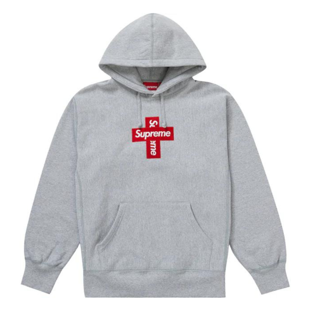 Poleron Supreme Cross Box Logo Heather Grey- L