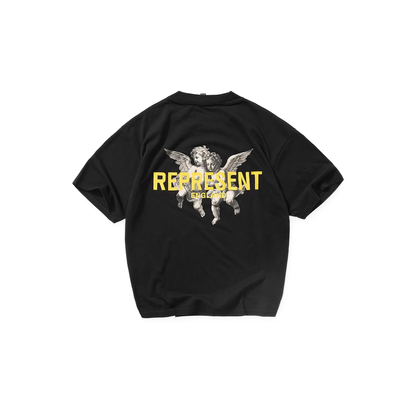 Polera Represent Legacy Cherubs Jet Black