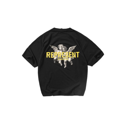 Polera Represent Legacy Cherubs Jet Black