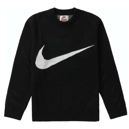 Sweater Supreme x Nike Swoosh Black