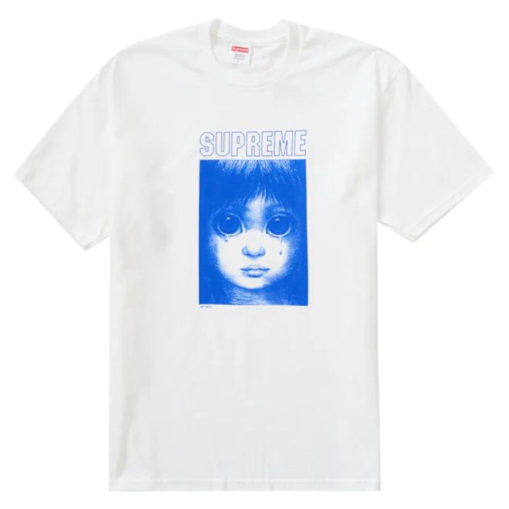 Polera Supreme Margaret Keane Teardrop White