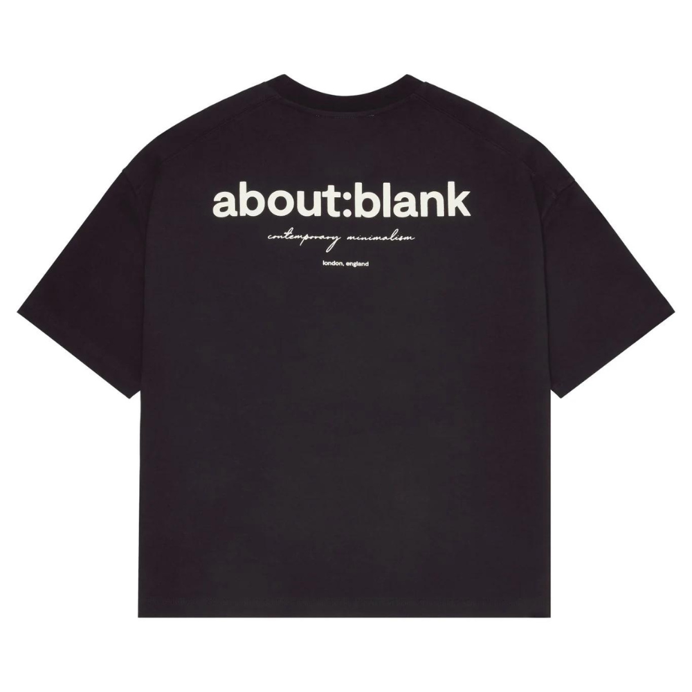 Polera about:blank arched logo t-shirt