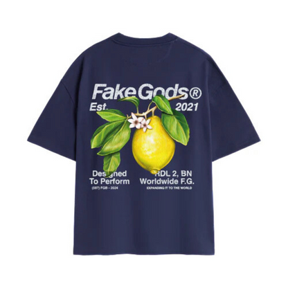 Polera Fake Gods Citrus Navy
