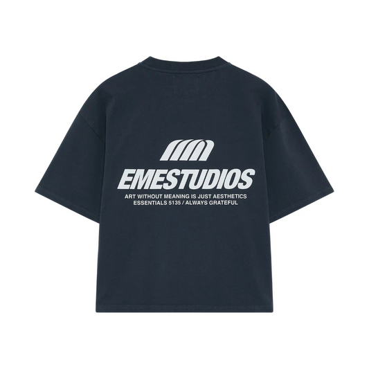 Polera Eme Studios Meaning Navy