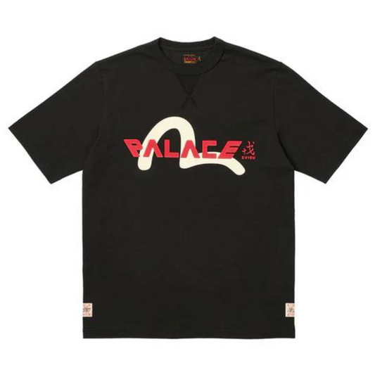 Polera Palace x Evisu Logo Black