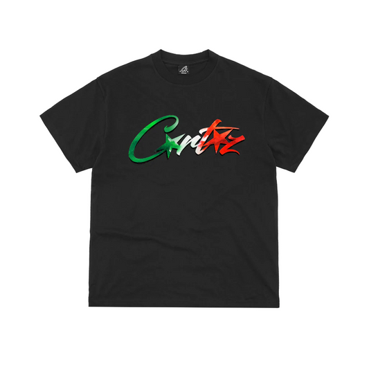 Polera Corteiz Allstarz Italia Black