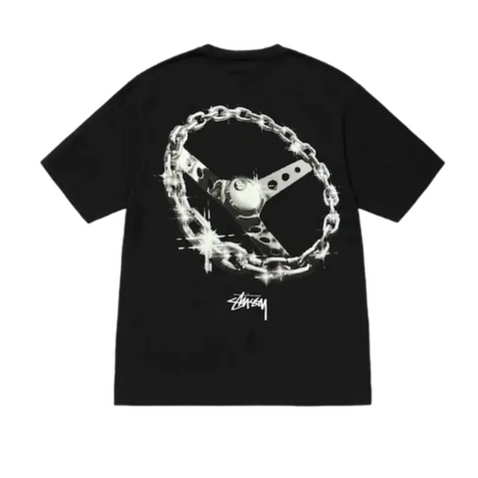 Polera Stussy Chain Link Black