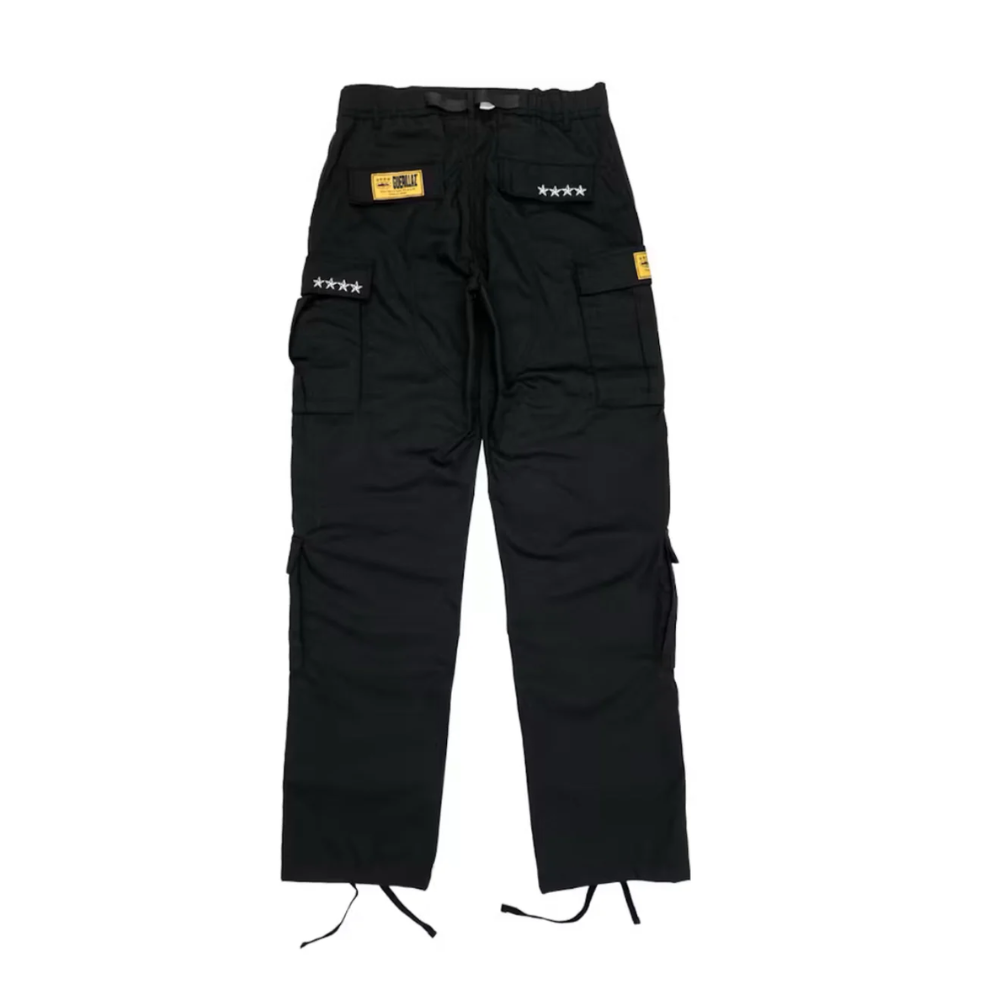 Pantalon Corteiz Cargo Guerrillaz Black and White - M
