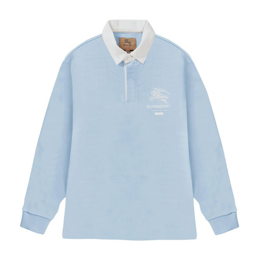 Polera Supreme Burberry Rugby Pale Blue