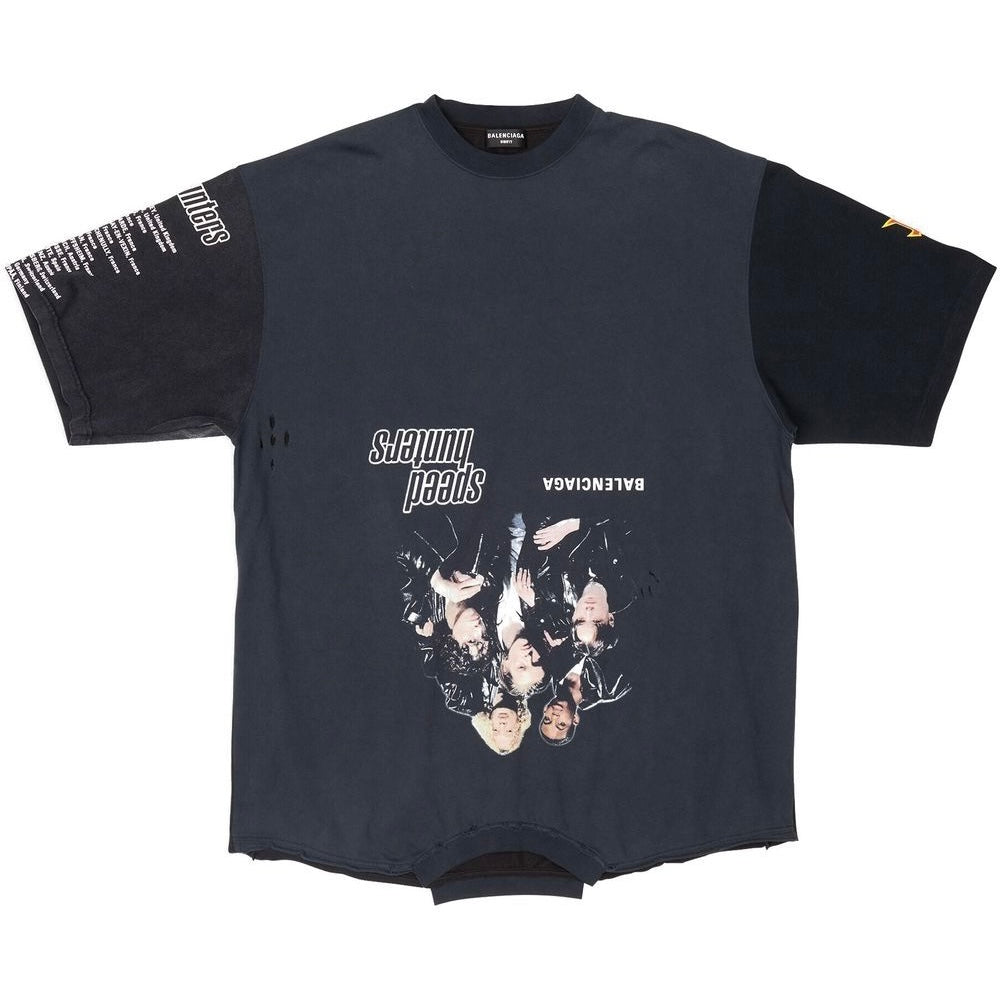 Polera Balenciaga Upside Down Tee Black