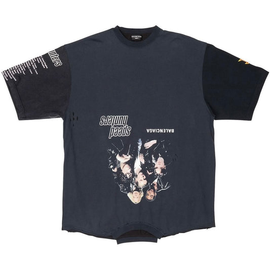 Polera Balenciaga Upside Down Tee Black