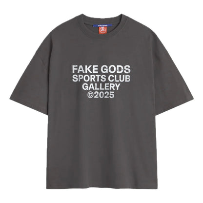 Polera Fake Gods Sports Gallery Dark Grey - L