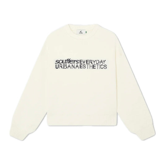 Sweater Scuffers Essential Ecru Knit