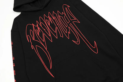 Poleron Revenge XXXTentacion Sketch Red Pullover