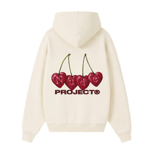 Poleron Nude Cherry Hood Marshmallow