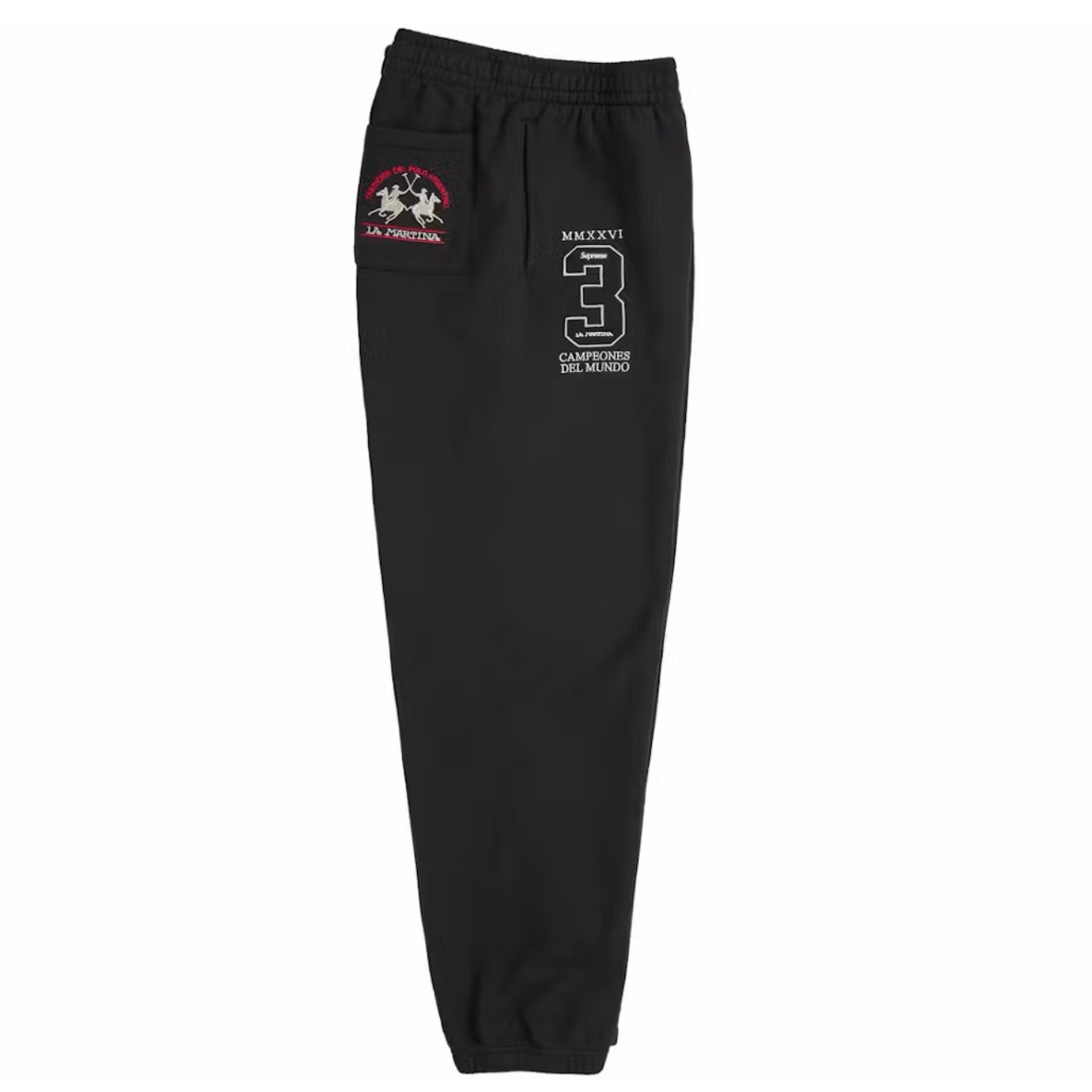 Pantalon Supreme x La Martina x Jacob & Co. Sweatpant Black