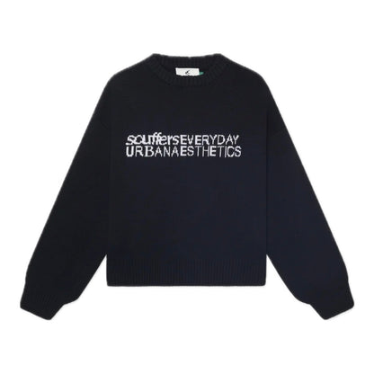 Sweater Scuffers Essential Black Knit
