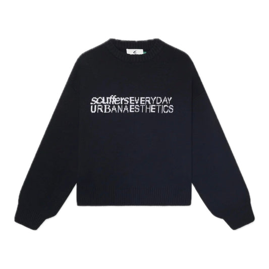 Sweater Scuffers Essential Black Knit