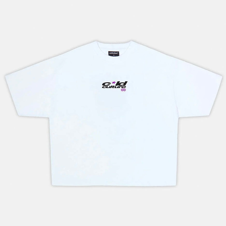 Polera Cold Culture Boom Tee White