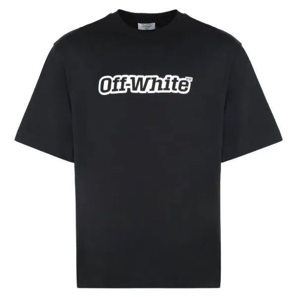 Polera Off-White Outline Logo Skate SS Tee Black/White