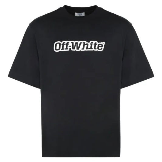 Polera Off-White Outline Logo Skate SS Tee Black/White