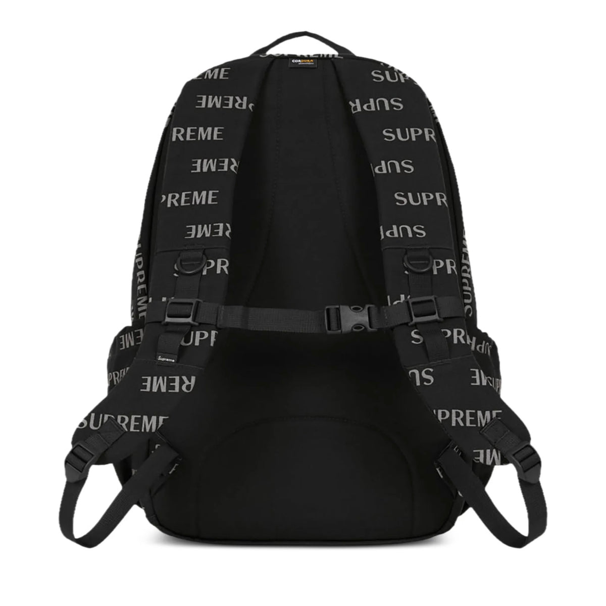 Mochila Supreme Logo Backpack Cordura FW26 Black